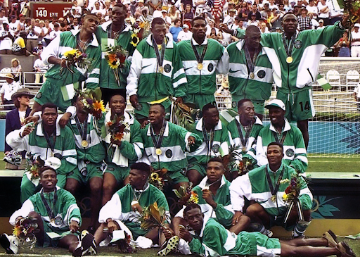 1996 Gold Medal Nigeria Soccer Team 