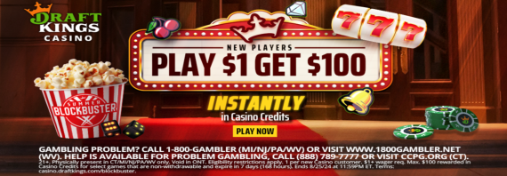 DraftKings Casino Play $1 Get $100 Promo Code