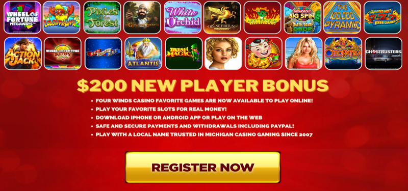 Four Winds Online Casino Bonus