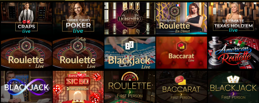 PlayEagle Live Casino Games