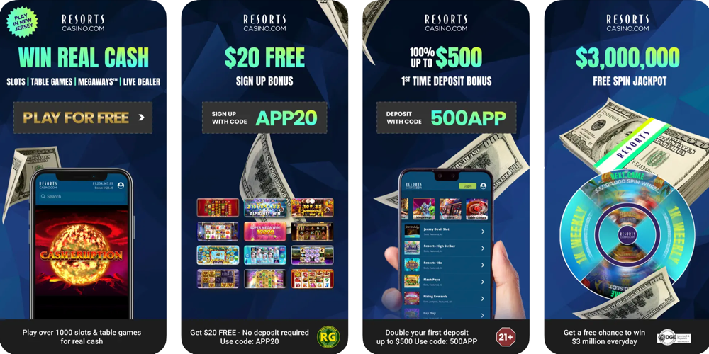 Resorts Online Casino Mobile App