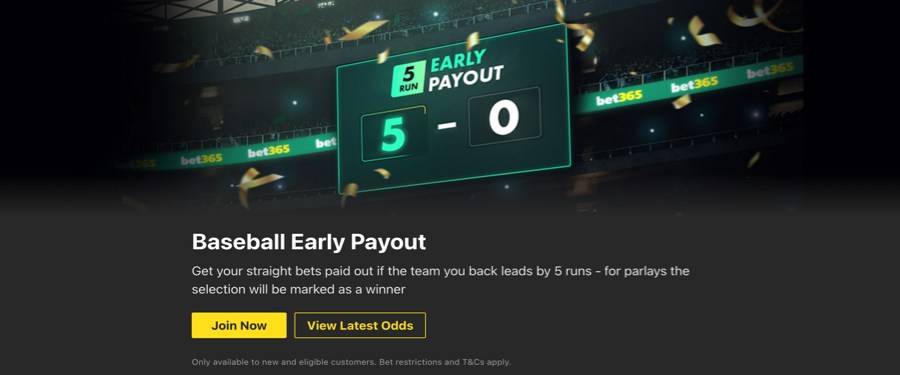 bet365 Early Payout Offer