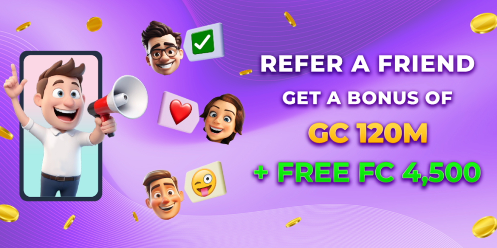 Fortune Coins Referral Bonus