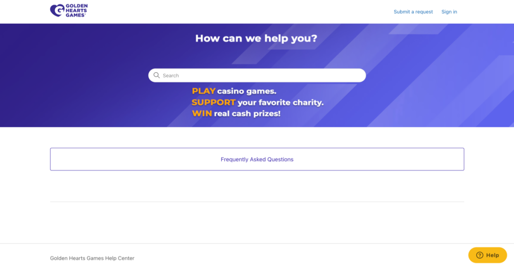 Golden Hearts Casino Customer Support