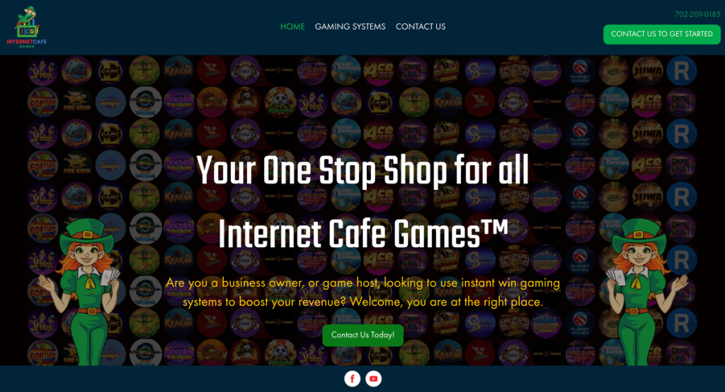 Internet Cafe Games Sweepstakes