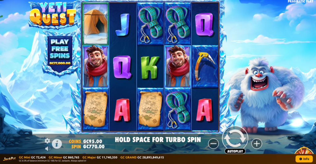 Jackpota Yeti Quest Slot Game