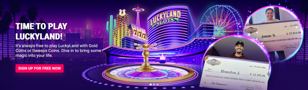 LuckyLand Slots Sweepstakes App