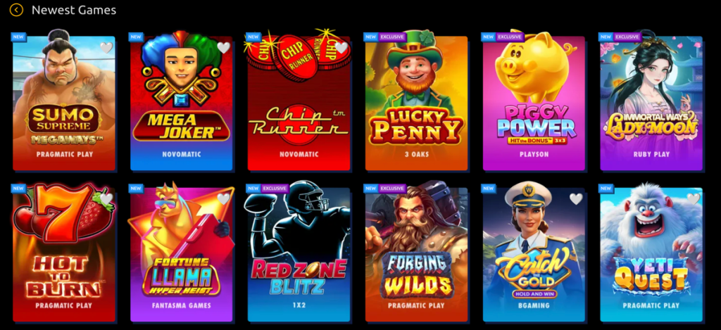 New Jackpota Casino Games