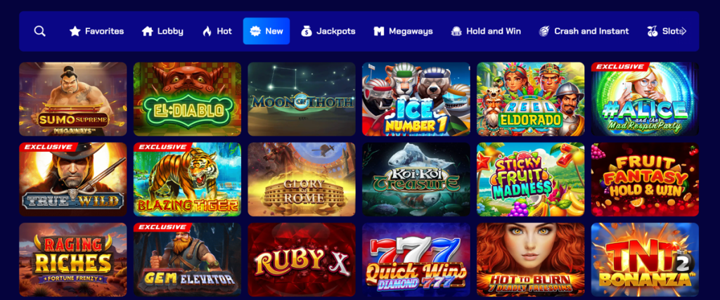 New Sportzino Casino Games