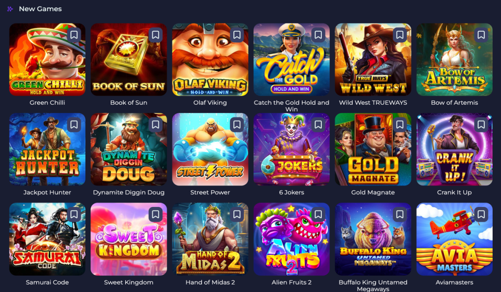 New Sweeptastic Casino Games