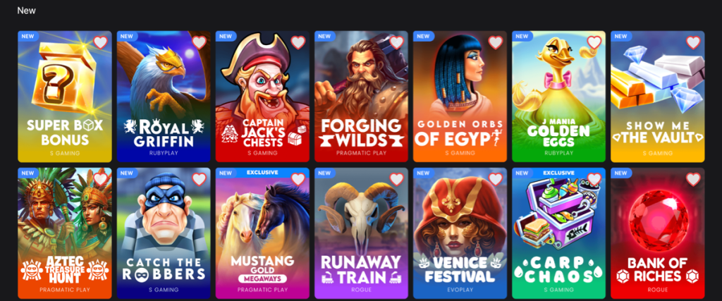 New WOW Vegas Casino Games