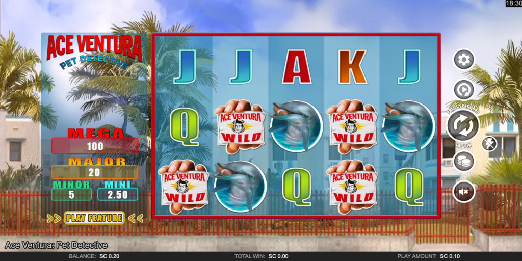 Pulsz Ace Ventura Slot Game