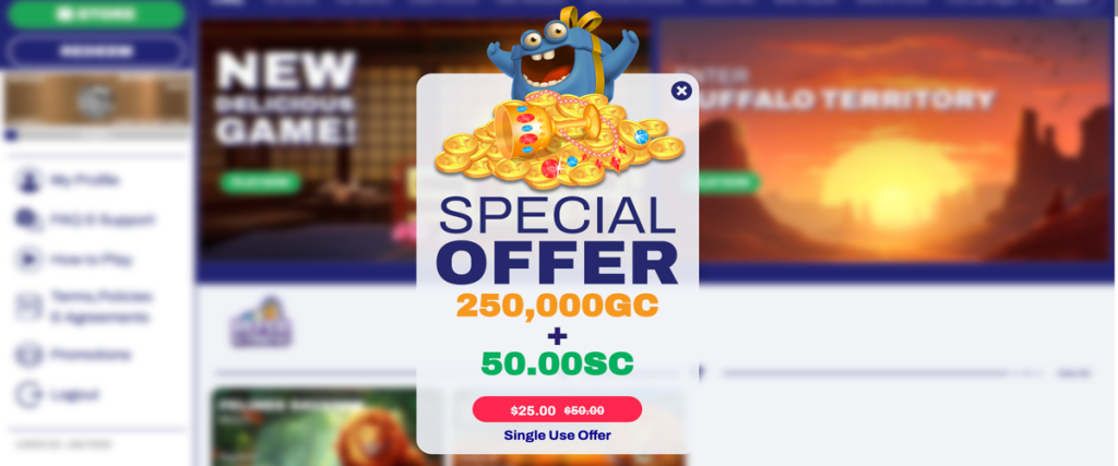 RealPrize Casino Sign Up Bonus