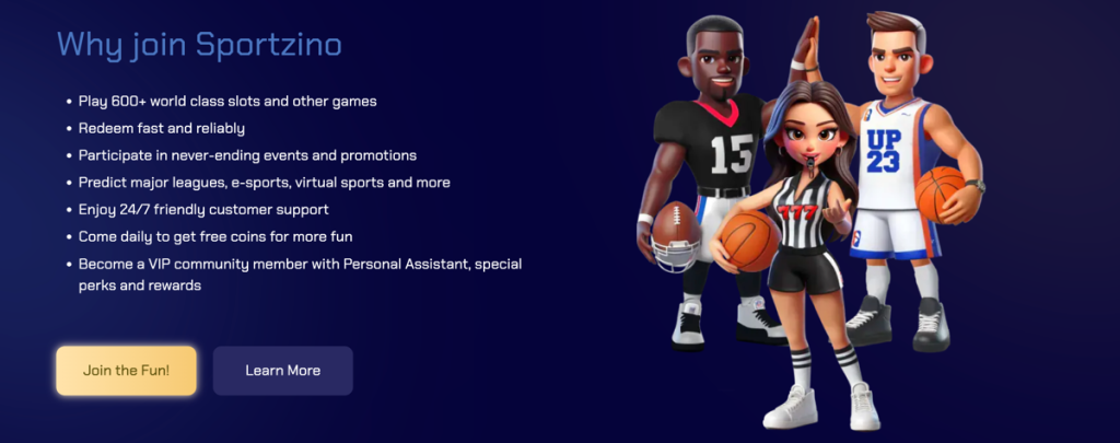 Sportzino Casino Advantages