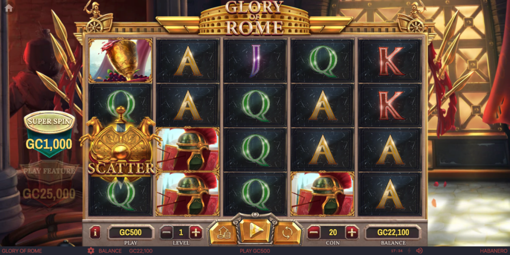 Sportzino Glory of Rome Slot