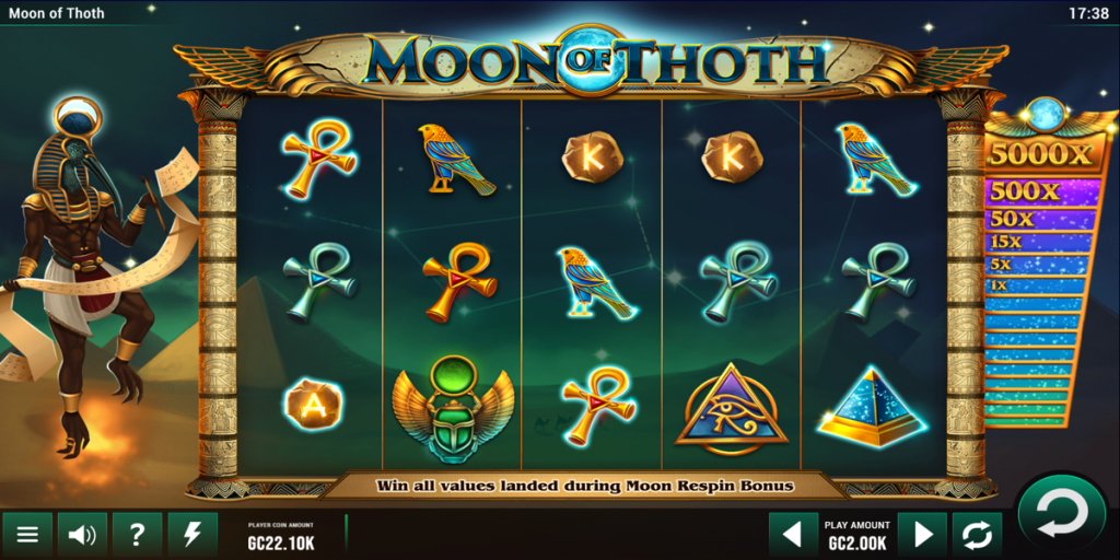 Sportzino Moon of Thoth Slot