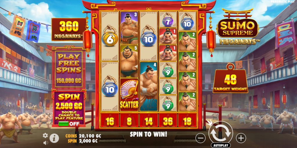 Sportzino Sumo Sumpreme Megaways Slot