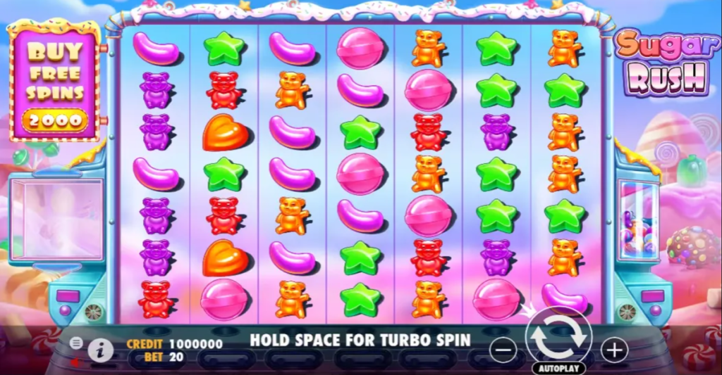 Stake.us Sugar Rush Slot Game