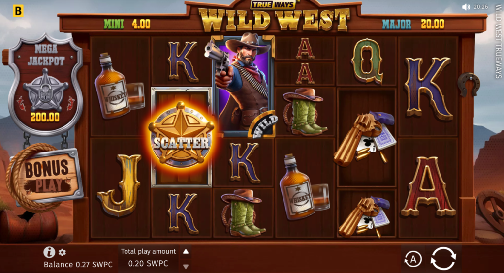 Sweeptastic Wild West Trueways Slot