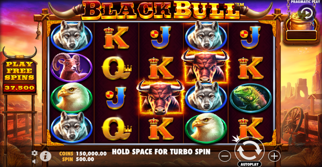 WOW Vegas Black Bull Slot