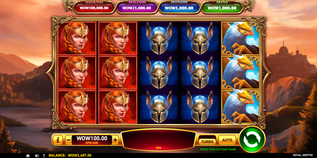 WOW Vegas Royal Griffin Slot