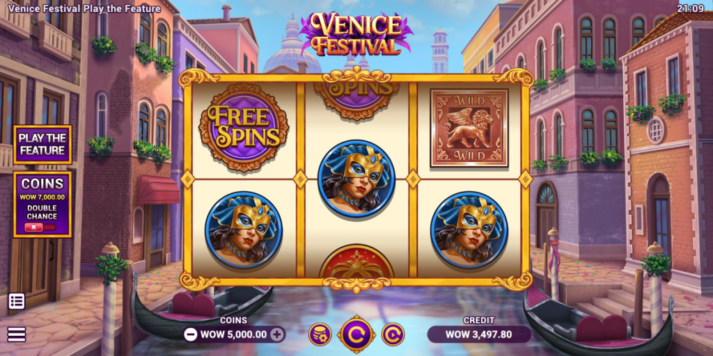 WOW Vegas Venice Festival Slot