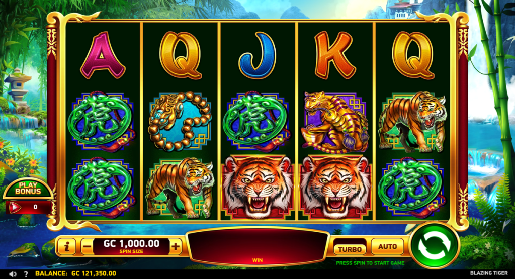 Zula Blazing Tiger Slot Game