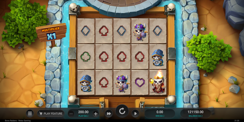 Zula Bone Raiders Slot Game