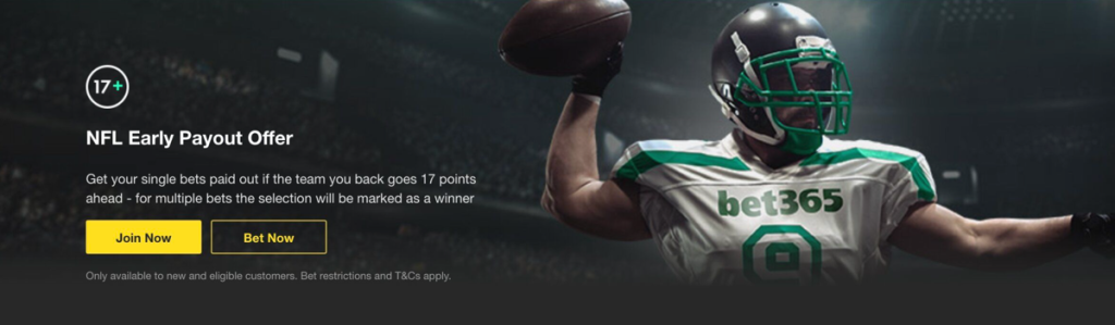 bet365 Early Payout Offer