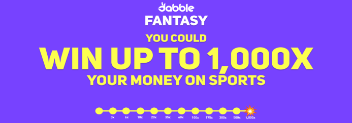 Dabble Fantasy Promo Code 2025 | Get a FREE $25 Sign Up Bonus