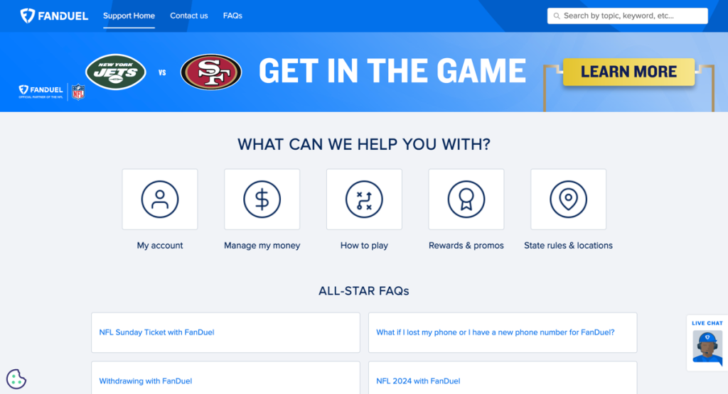 FanDuel Customer Support