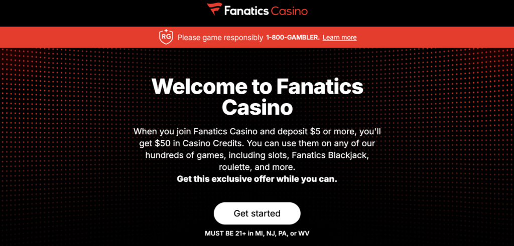 Fanatics Casino Sign Up Bonus