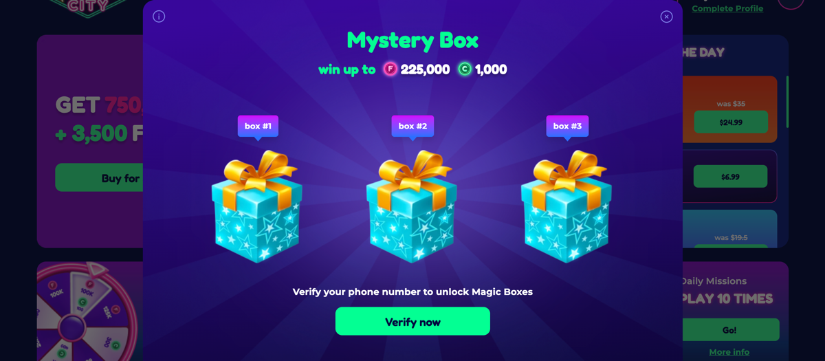 FunzCity Mystery Box Promo