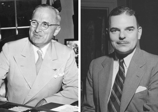 Harry Truman defeats Thomas Dewey