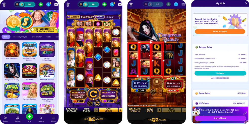 High 5 Casino Mobile App