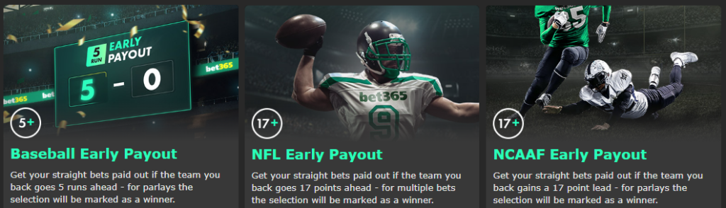 Early Payout Options at Bet365