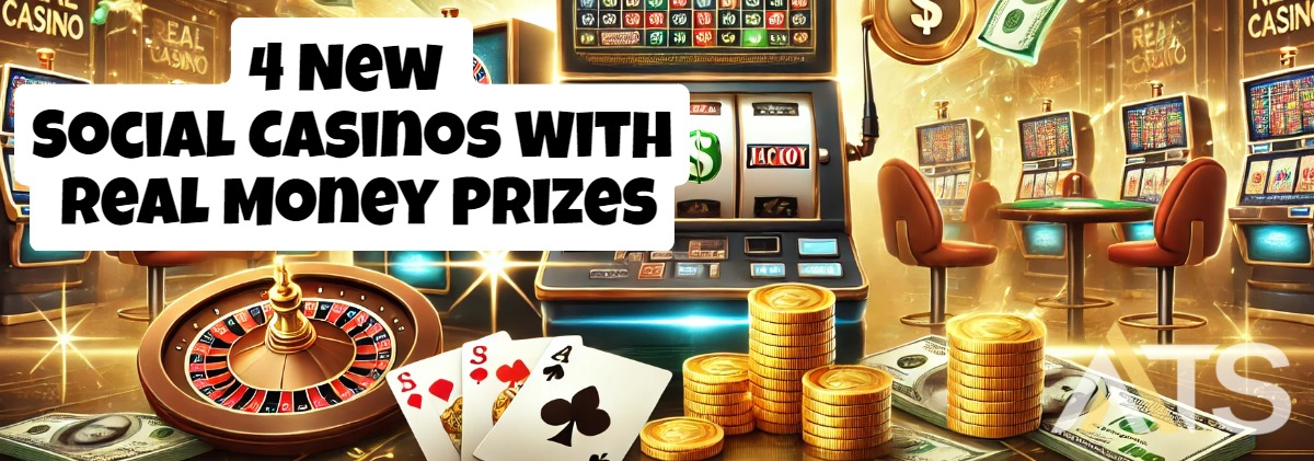 4 new social casinos with real money prizes