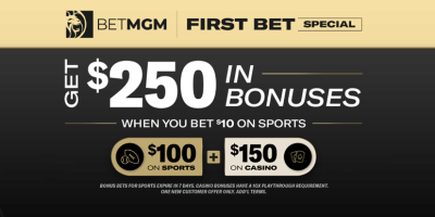 BetMGM Bet 10 Get 250 Casino & Sportsbook Promo