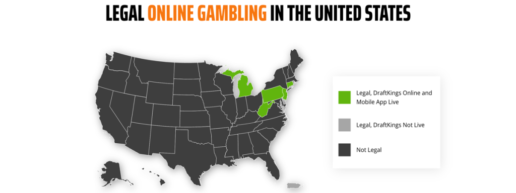 DraftKings Slots Legal States