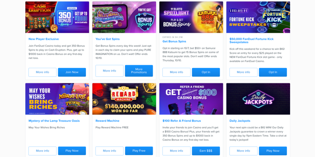 FanDuel Casino Promotions