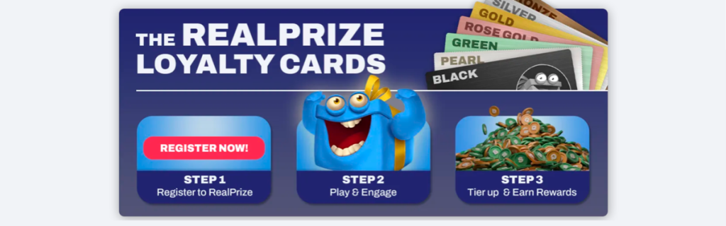 RealPrize Loyalty Cards & VIP Program