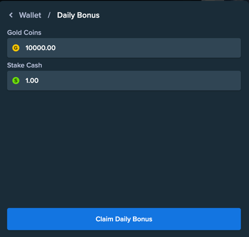 Stake.us Daily Login Bonus