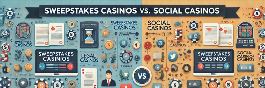 Sweepstakes Casinos vs. Social Casinos information image