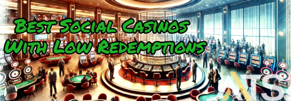 5 Social Casinos with Low Minimums for Sweeps Coin Redemptions