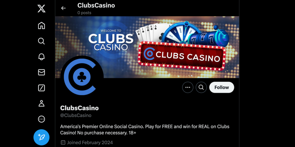 Clubs Casino Social Media Giveaways