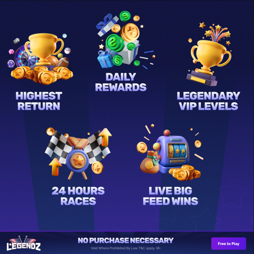 Legendz Casino Bonuses