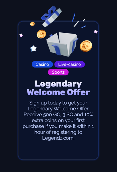 Legendz Casino No Deposit Bonus