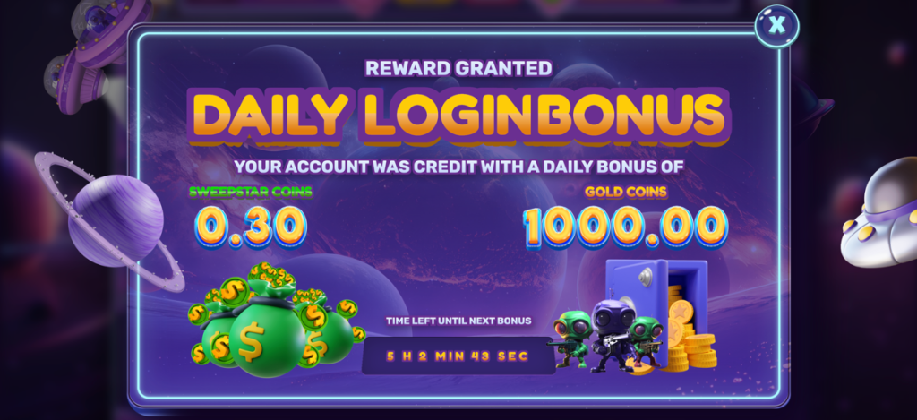 Milky Star Slots Daily Bonus