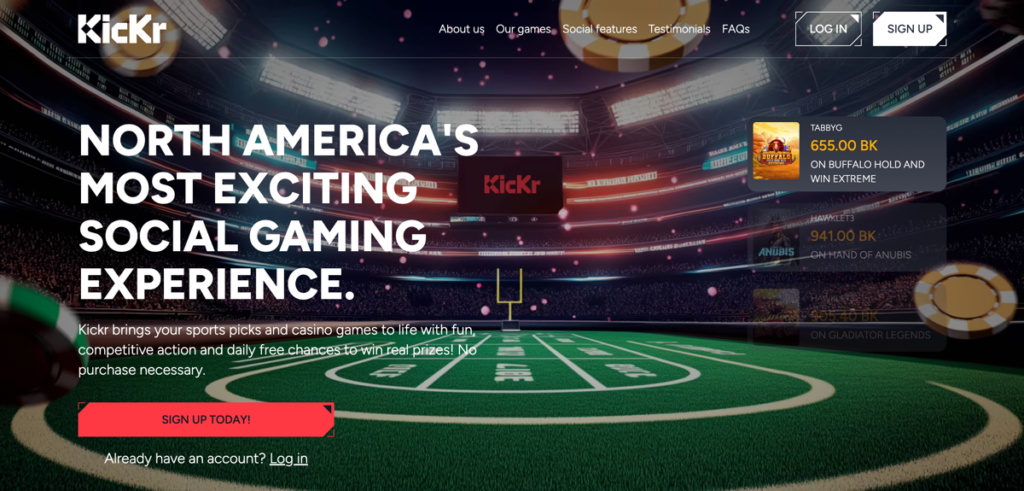 Kickr Social Casino