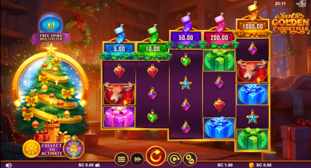 Santa's Golden Christmas Slot